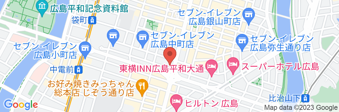 広島東急REIホテルの地図
