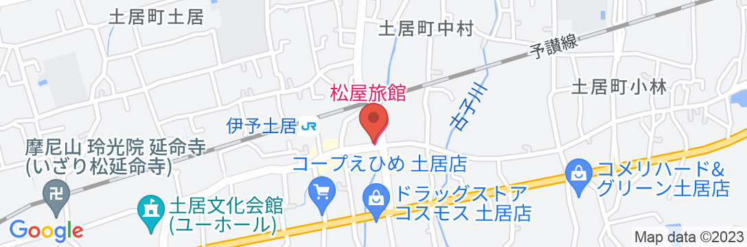 松屋旅館<愛媛県四国中央市>の地図