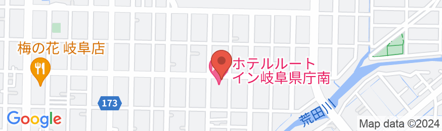 ホテルルートイン岐阜県庁南の地図