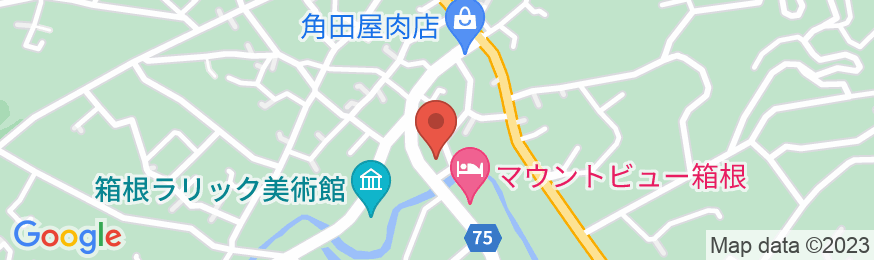 箱根仙石原温泉 万寿屋旅館の地図