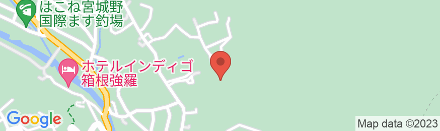 箱根宮城野温泉 ドッグパレスリゾート箱根の地図