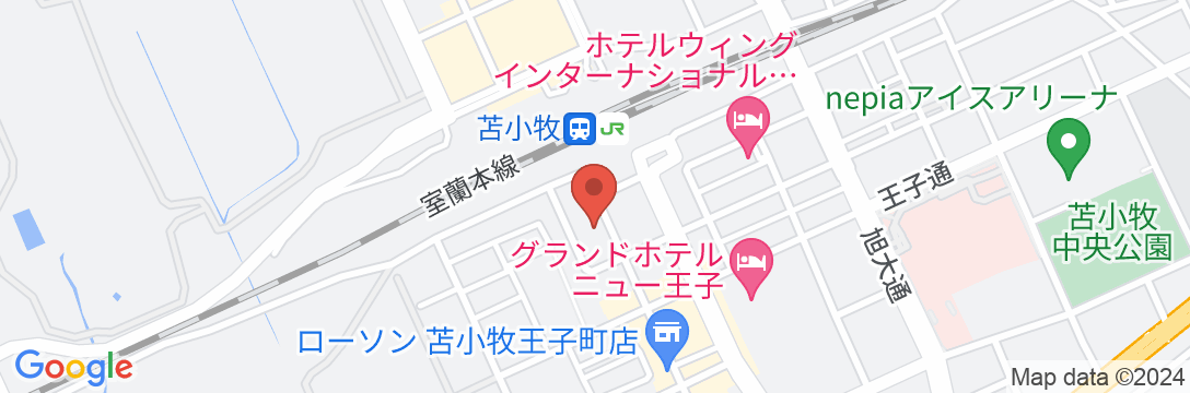東横INN苫小牧駅前の地図