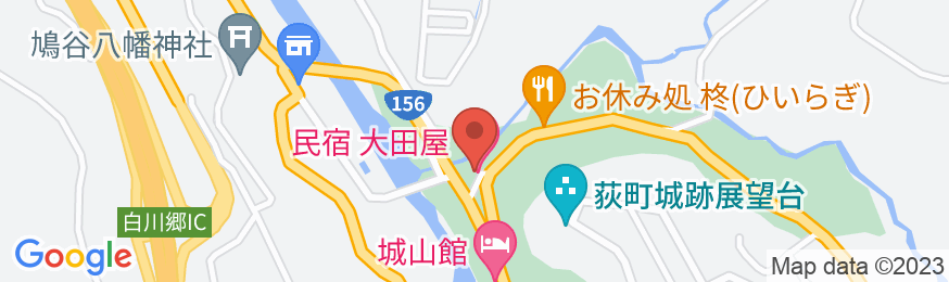 白川郷 民宿 大田屋の地図