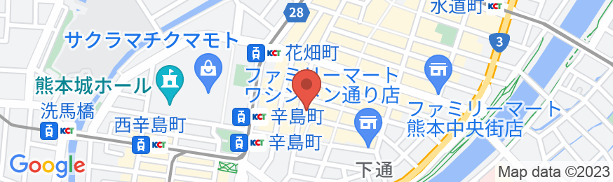 東横INN熊本新市街の地図