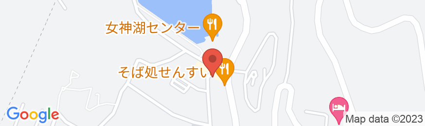 民宿ひまわり&サンロッヂの地図