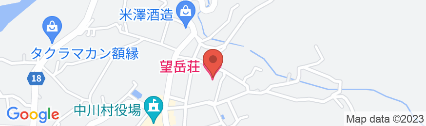 望岳荘の地図