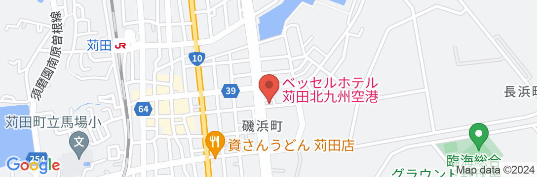 ベッセルホテル苅田北九州空港の地図