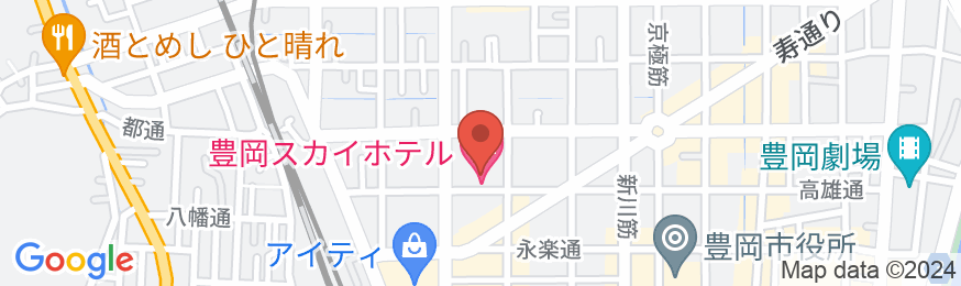 豊岡スカイホテルの地図