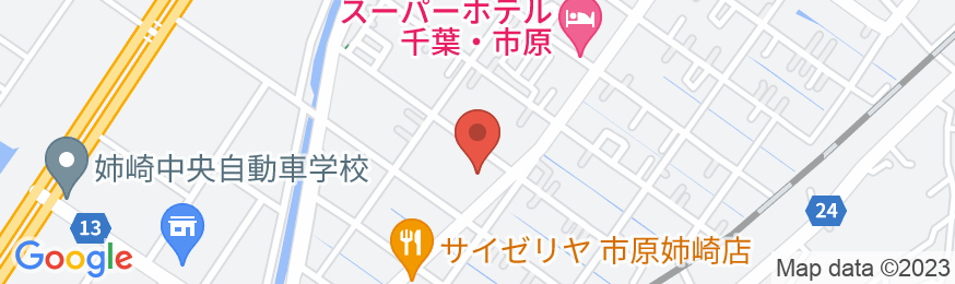 ホテル市原クラブ 姉崎店の地図