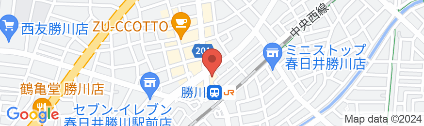 ホテルプラザ勝川の地図
