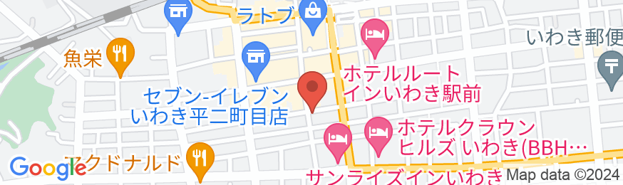 ビジネスホテル東洋<福島県>の地図