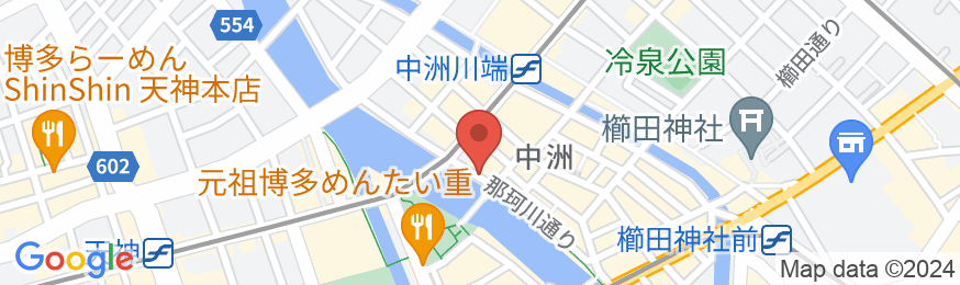 博多エクセルホテル東急の地図