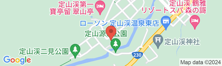 定山渓温泉 ホテル鹿の湯の地図