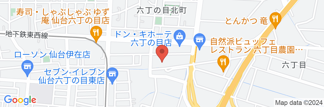 ホテル シーラックパル仙台の地図