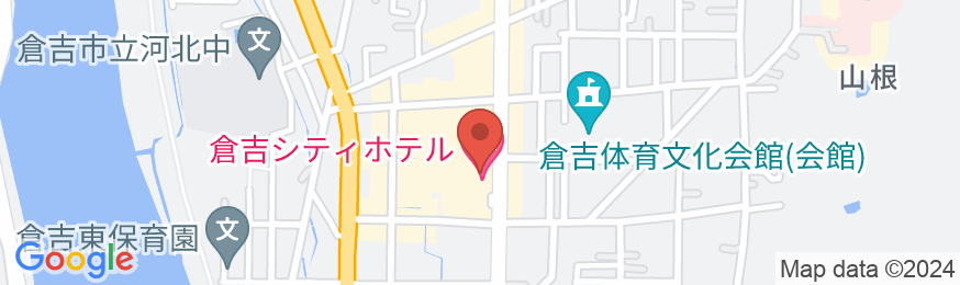 倉吉シティホテルの地図
