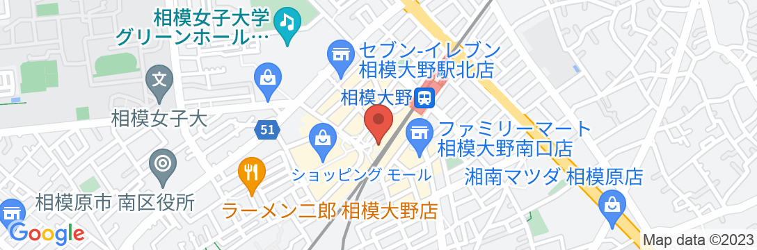 小田急ホテルセンチュリー相模大野の地図