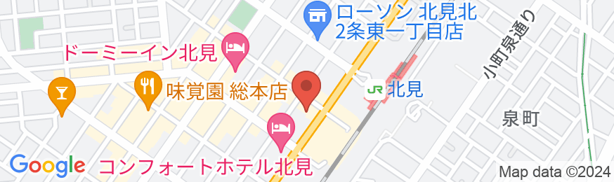 東横INN北見駅前の地図
