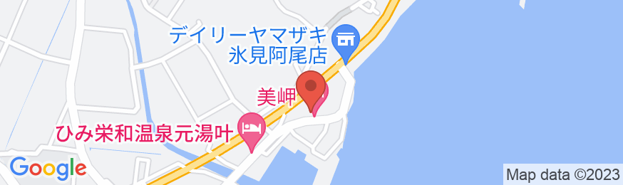 粋な民宿 美岬の地図