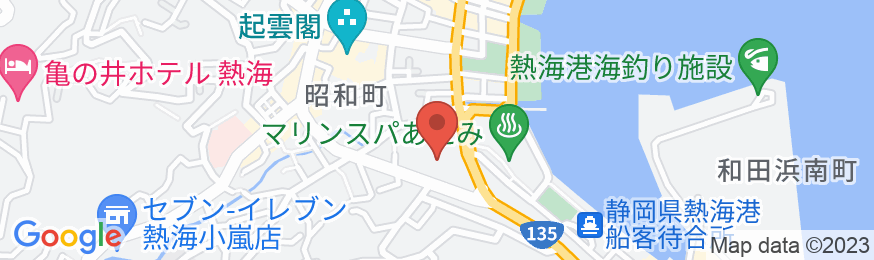 熱海温泉 ホテル大野屋の地図