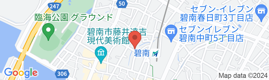 清咲旅館の地図