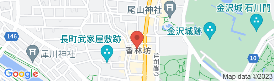 東横INN金沢兼六園香林坊の地図