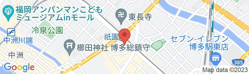 東横INN博多駅前祇園の地図