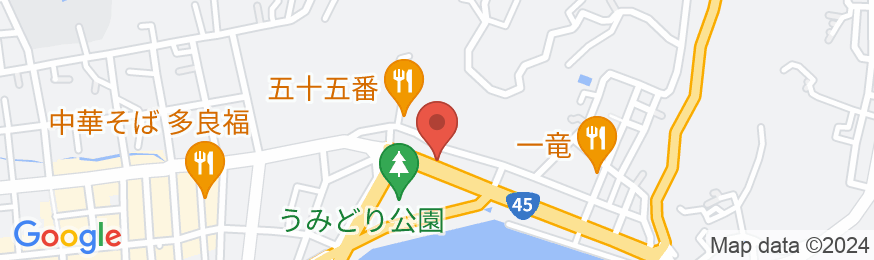 浄土ヶ浜旅館の地図