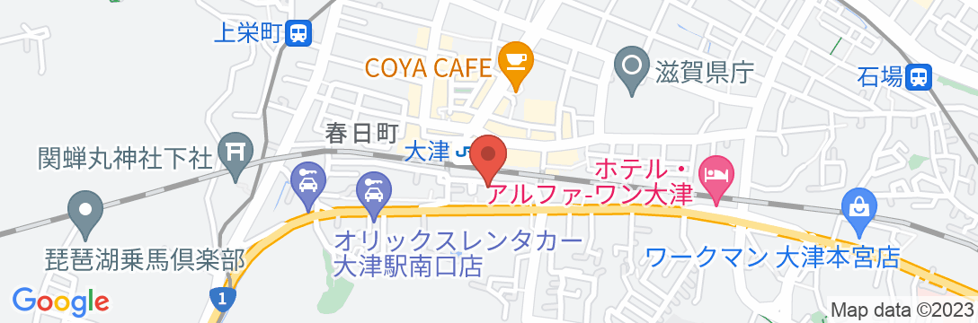 ホテルテトラ大津.京都の地図