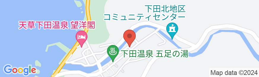 下田温泉 伊賀屋旅館の地図