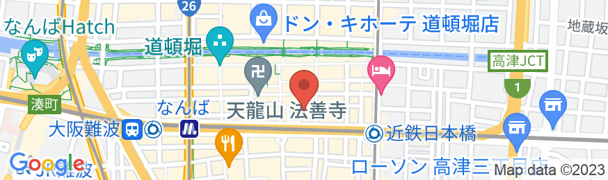 アゴーラプレイス 大阪難波の地図