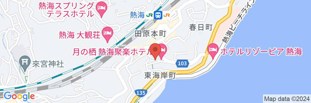 熱海温泉 さくらや旅館の地図