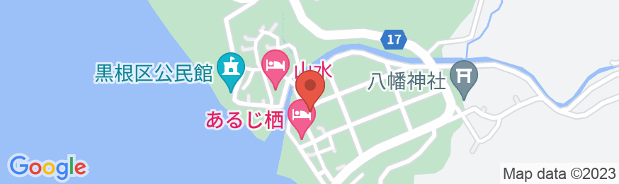 温泉民宿 平島荘の地図