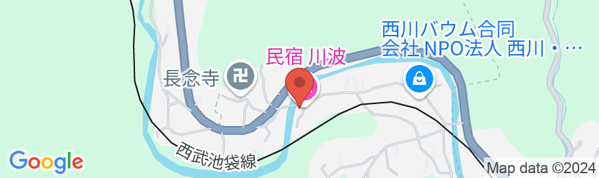 民宿 川波の地図