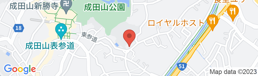 桐之家旅館の地図