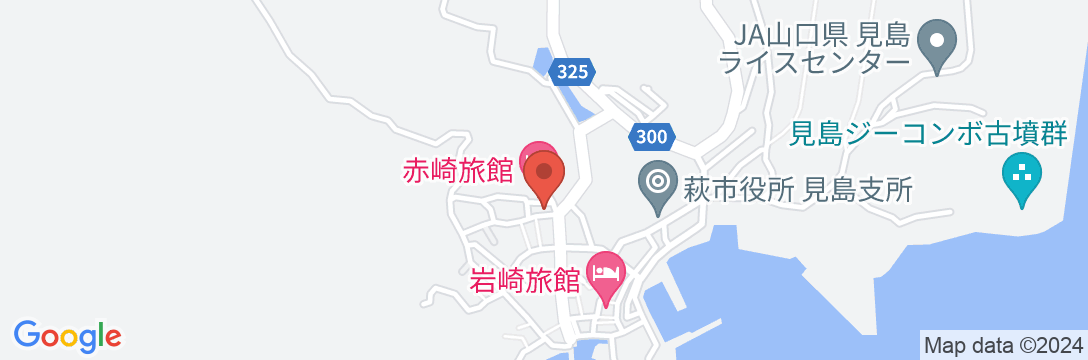 赤崎旅館の地図