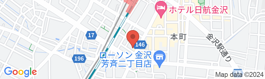 東横INN金沢駅東口の地図