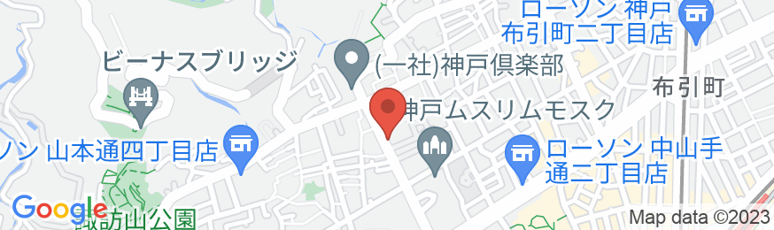 神戸北野ホテルの地図