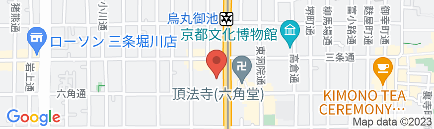 ホテルモントレ京都の地図