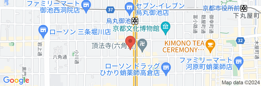 ホテルモントレ京都の地図