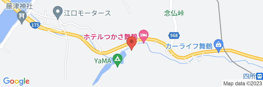 舞鶴 ふじつ温泉の地図