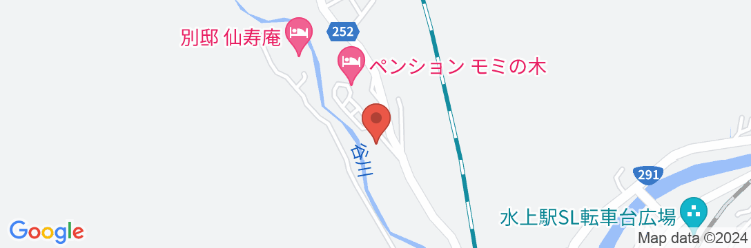 谷川岳ラズベリーYHの地図