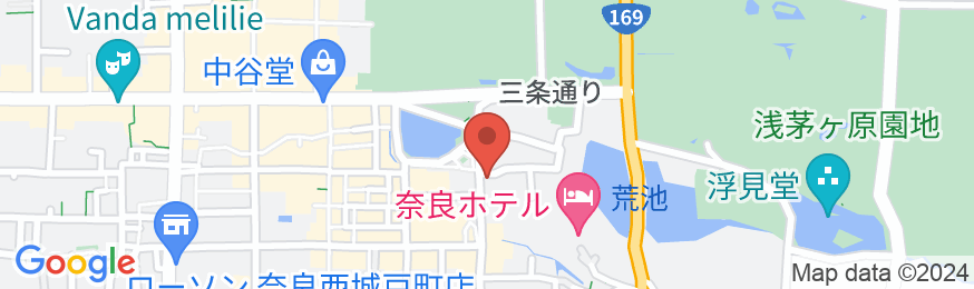 古都奈良の宿 飛鳥荘の地図