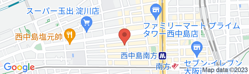 新大阪サニーストンホテルの地図