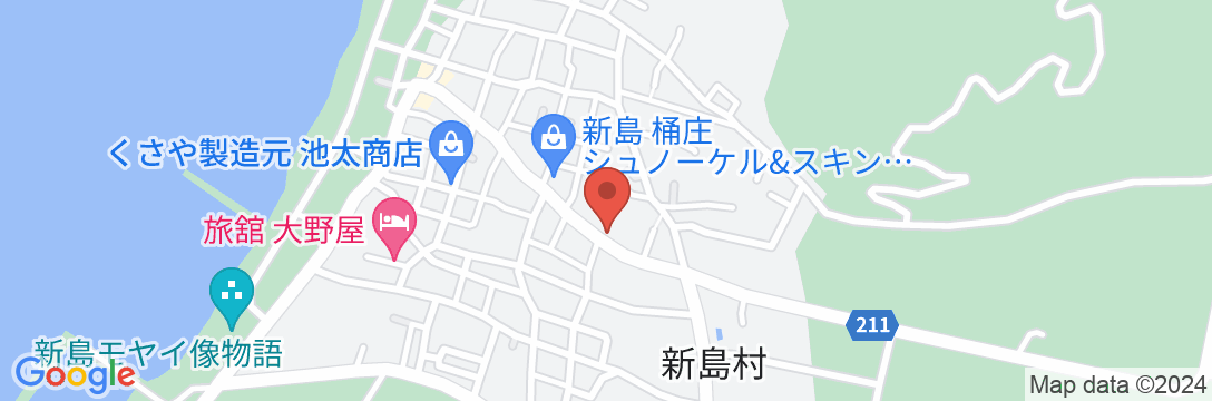 民宿 ヤジー <新島>の地図