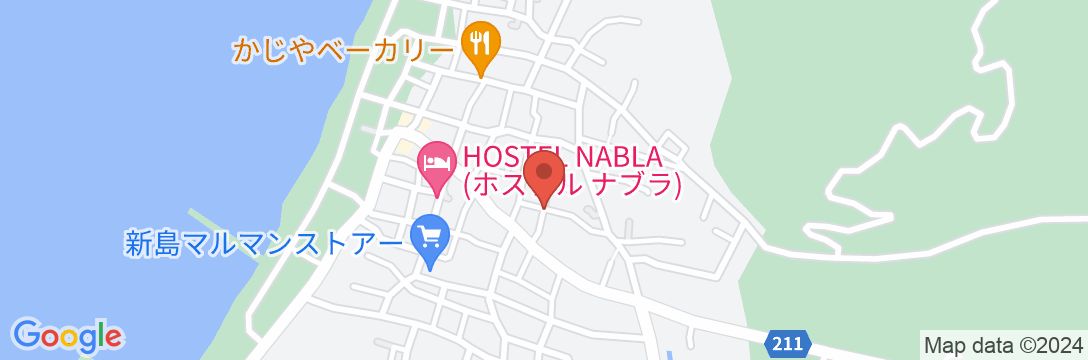民宿 喜六 <新島>の地図