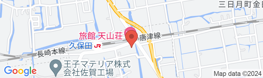 旅館 天山荘の地図