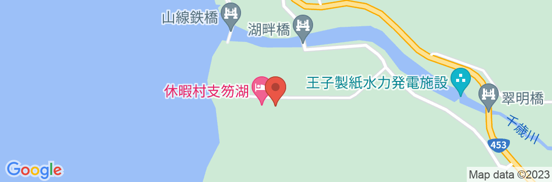 休暇村 支笏湖の地図