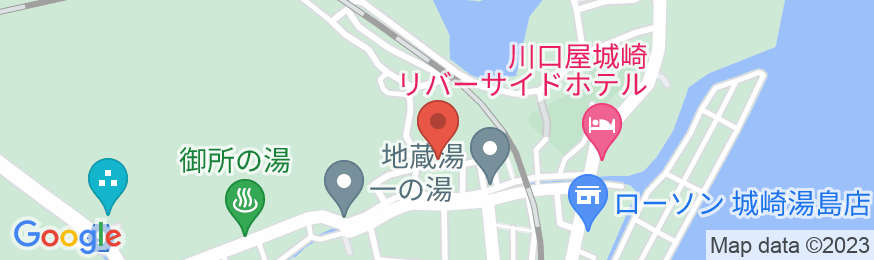 城崎温泉 しののめ荘の地図