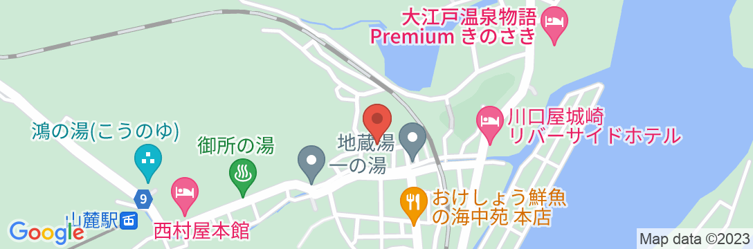 城崎温泉 しののめ荘の地図