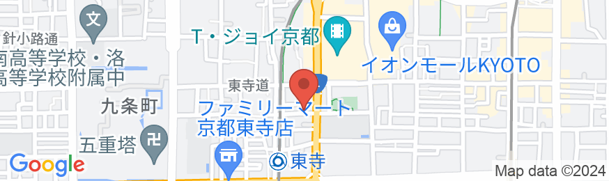 京都プラザホテル本館・新館の地図